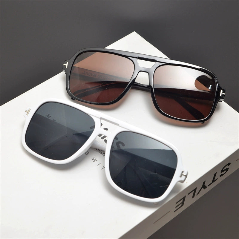 Women Trendy Personality T Letter Hip-hop Disco Sunglasses