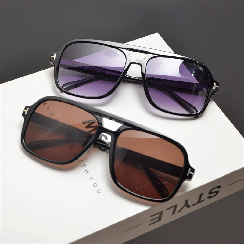 Women Trendy Personality T Letter Hip-hop Disco Sunglasses