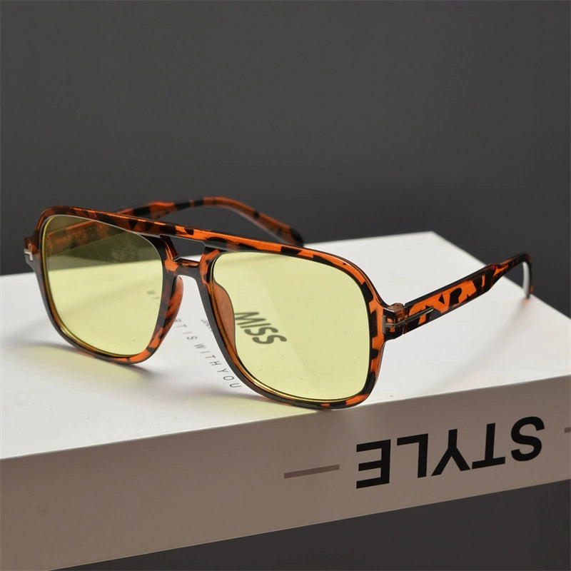 Women Trendy Personality T Letter Hip-hop Disco Sunglasses