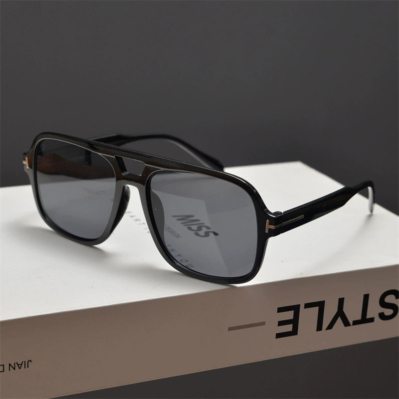 Women Trendy Personality T Letter Hip-hop Disco Sunglasses