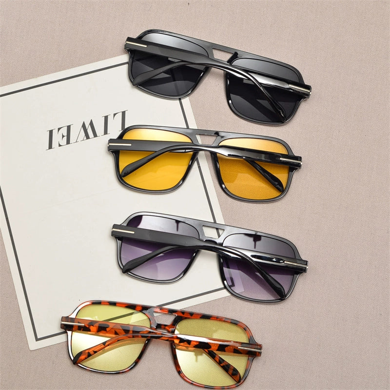 Women Trendy Personality T Letter Hip-hop Disco Sunglasses