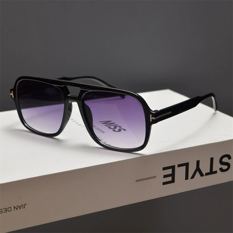 Women Trendy Personality T Letter Hip-hop Disco Sunglasses