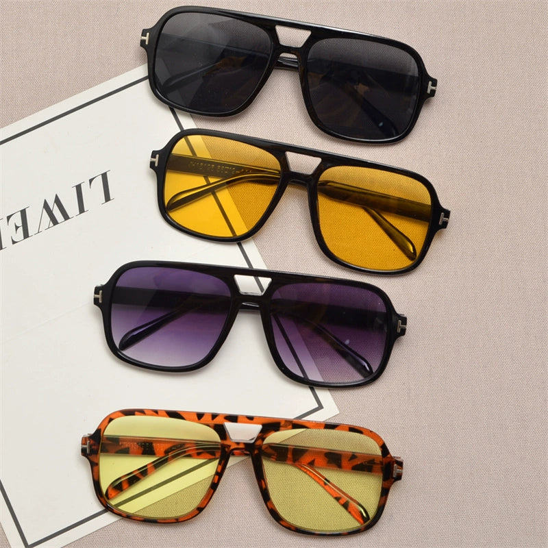 Women Trendy Personality T Letter Hip-hop Disco Sunglasses