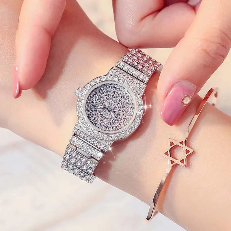 Reloj Mujer woman Fashion Luxury Brand Women Quartz Watch For Montre Femme Clock Relogio Feminino Ladies Gold Watch