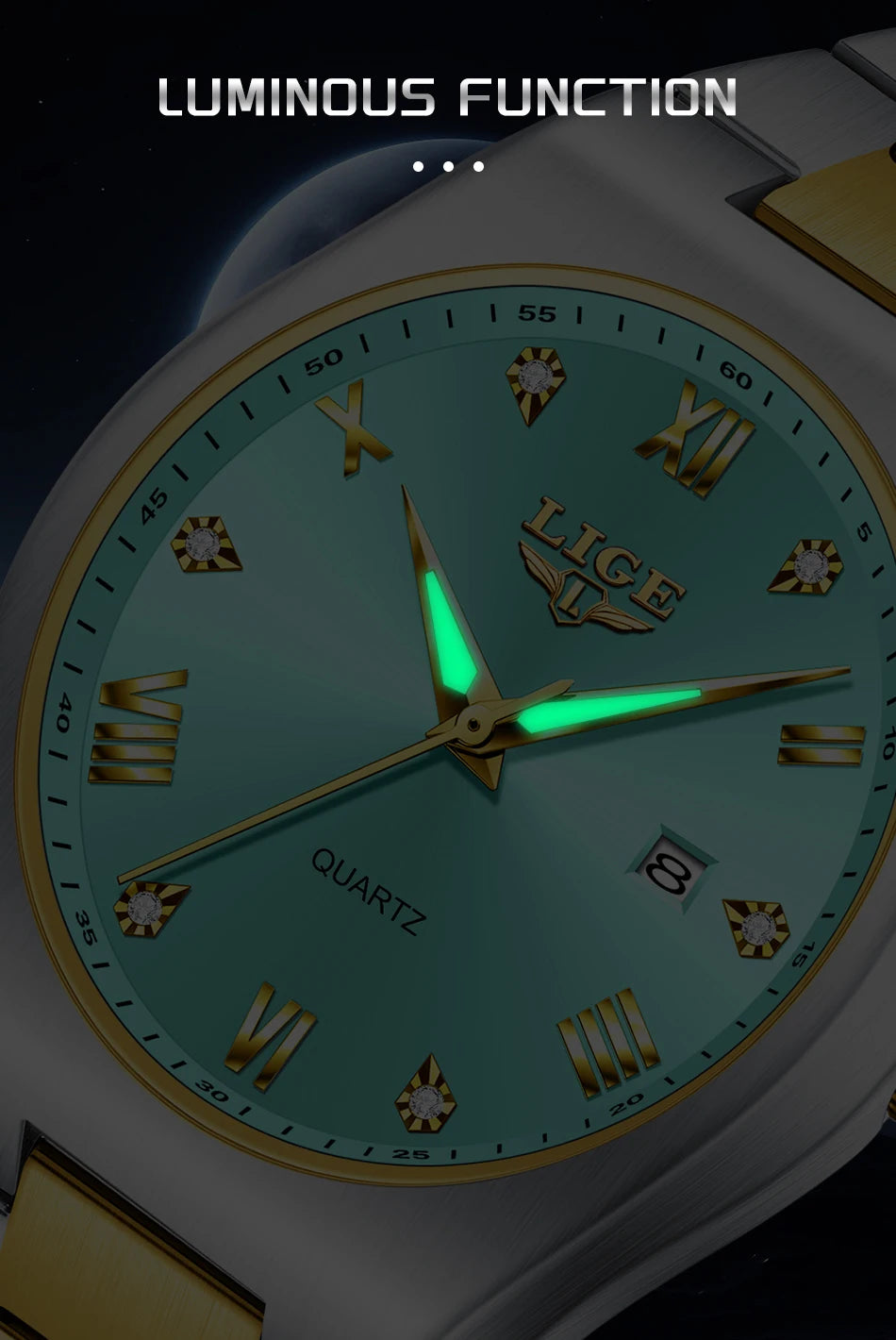 Relogio Feminino LIGE Top Brand Luxury Women Watches Simple Elegant Waterproof Watch For Women Sports Women's Quartz Wristwatch