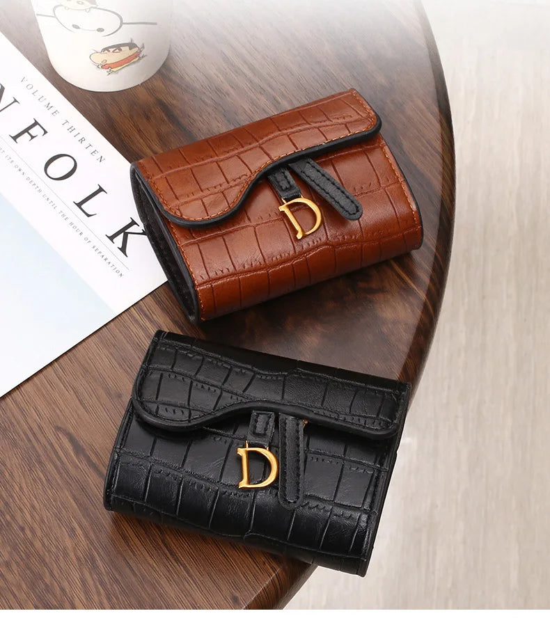 7pcs PU Crocodile Credit Card Bags Pattern Money Purse
