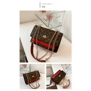 2025 New! Luxury - Brand Women's High - Quality Fashion Handbag - Chain - Strap Multi - Compartment Small Square Bag in European