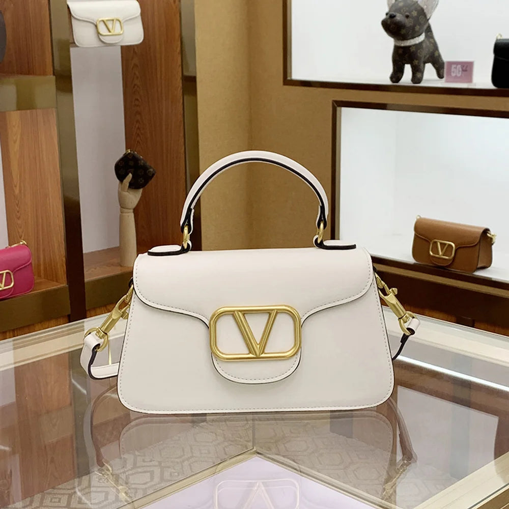 2025 Summer New Light Luxury Niche High-end Single Shoulder Crossbody Bag Fashionable And Versatile Hand-held Small Square Bag