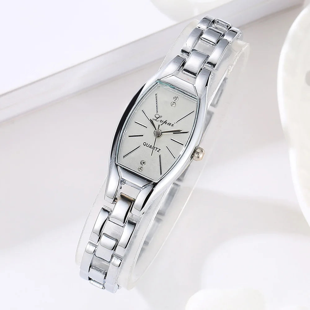 Lvpai Minimalist Temperament Quartz Women's Watch Elegant Minimalist Small Dial 2023 New Fashionable Women's Diamond Watch