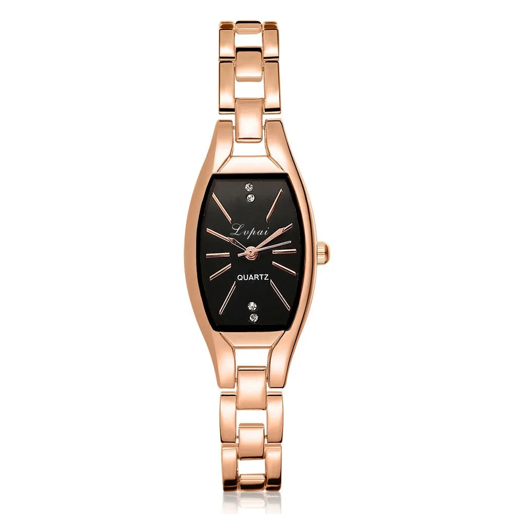 Lvpai Minimalist Temperament Quartz Women's Watch Elegant Minimalist Small Dial 2023 New Fashionable Women's Diamond Watch