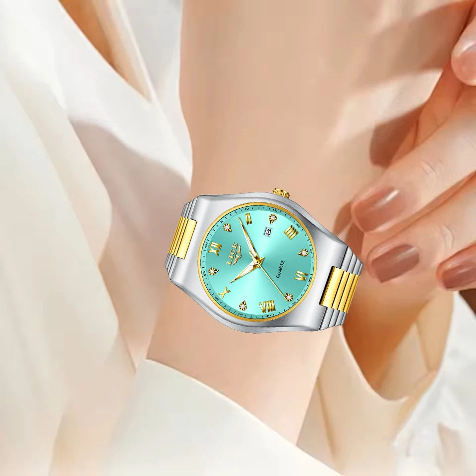Relogio Feminino LIGE Top Brand Luxury Women Watches Simple Elegant Waterproof Watch For Women Sports Women's Quartz Wristwatch