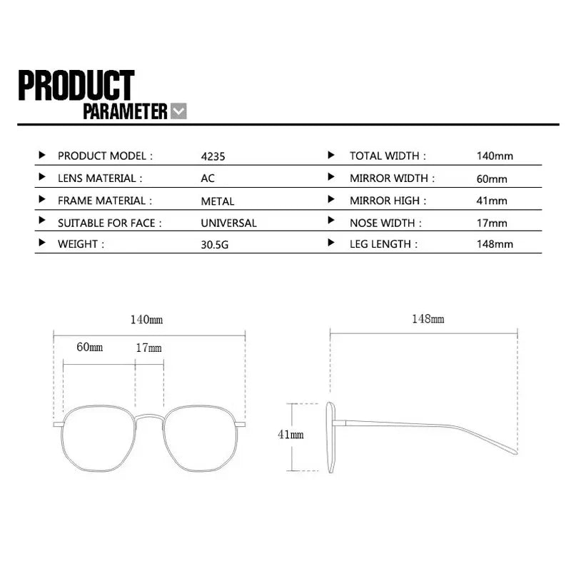 Ladies Classic Vintage New Oval Frame Metal Sunglasses Retro Steampunk Cat Eye Sunglasses UV400 Sunscreen Eyewear for Women