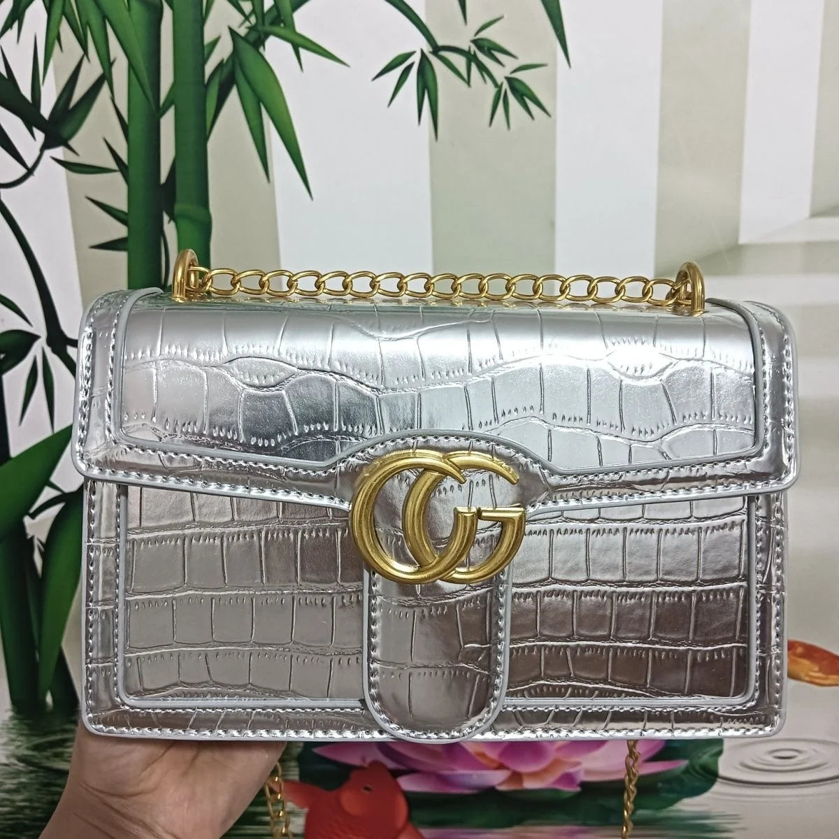 2025 New Designer Bag - Fashion Lightweight Trendy Embossed Chain Bag,