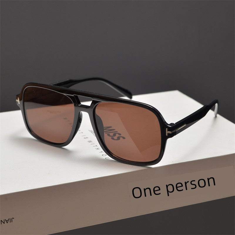 Women Trendy Personality T Letter Hip-hop Disco Sunglasses