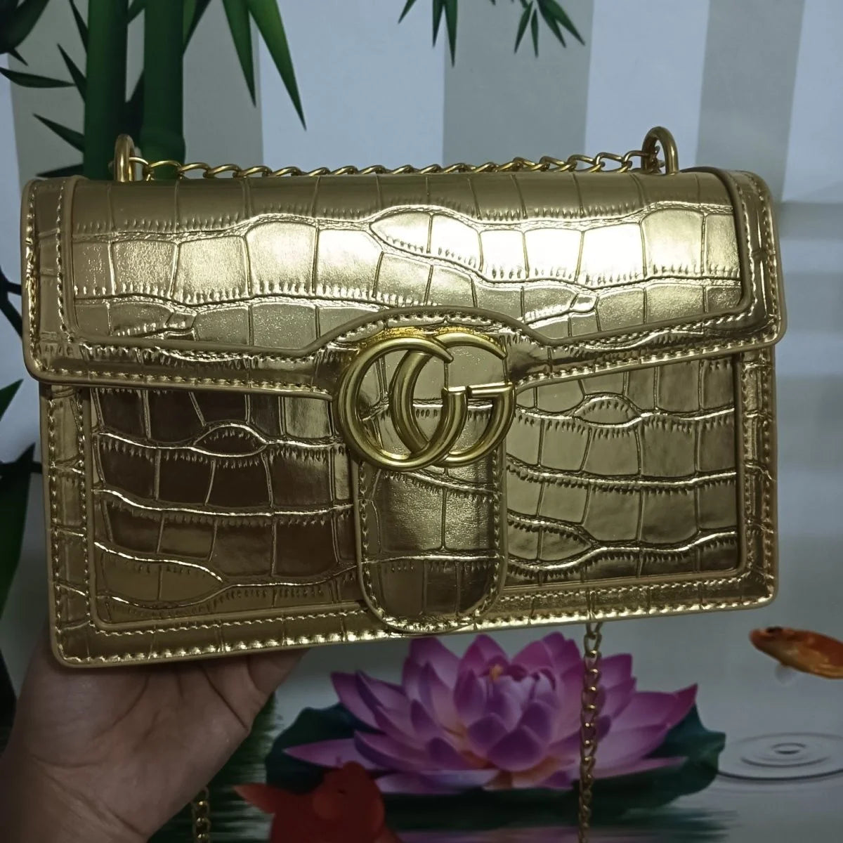 2025 New Designer Bag - Fashion Lightweight Trendy Embossed Chain Bag,