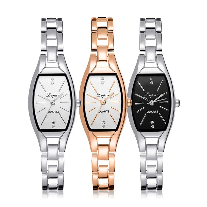Lvpai Minimalist Temperament Quartz Women's Watch Elegant Minimalist Small Dial 2023 New Fashionable Women's Diamond Watch