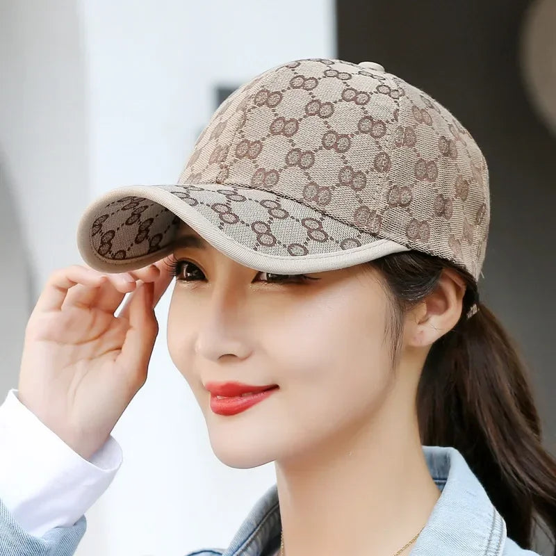 Retro Women Men Printed Baseball Cap Classic Girls Boys Hip Hop Sunshade Hat Spring Summer Adjustable Sports Caps