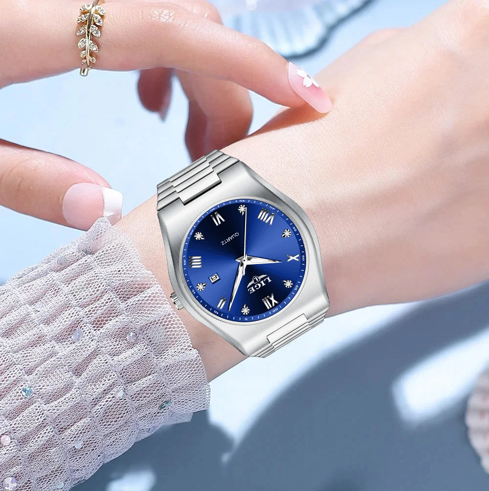 Relogio Feminino LIGE Top Brand Luxury Women Watches Simple Elegant Waterproof Watch For Women Sports Women's Quartz Wristwatch
