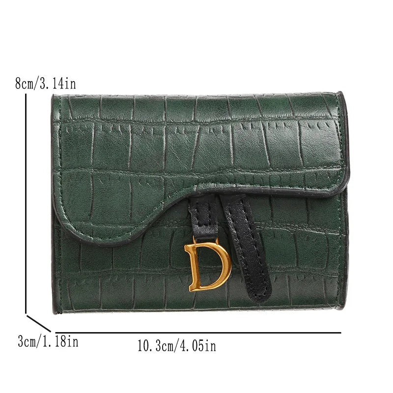 7pcs PU Crocodile Credit Card Bags Pattern Money Purse