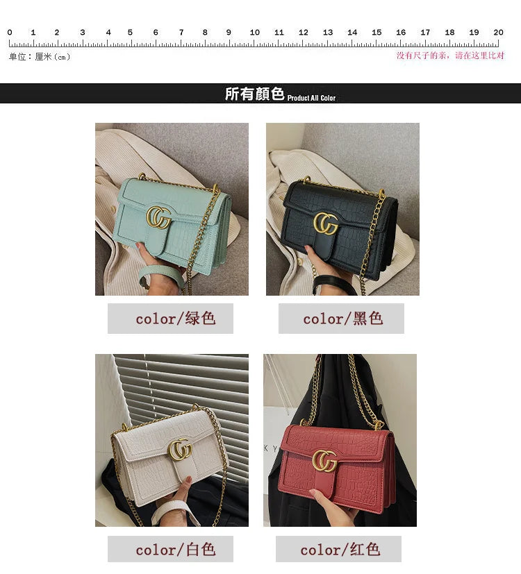 2025 New Designer Bag - Fashion Lightweight Trendy Embossed Chain Bag,