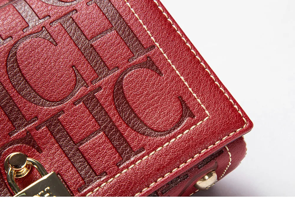 CH Fashion Design Model Metal Accessories Buckle Women's Shoulder Bag Luxury Brand 2025 Fashion Solid Colour Printed Head Bag
