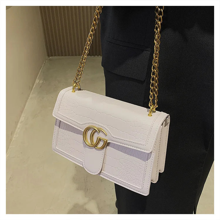 2025 New Designer Bag - Fashion Lightweight Trendy Embossed Chain Bag,