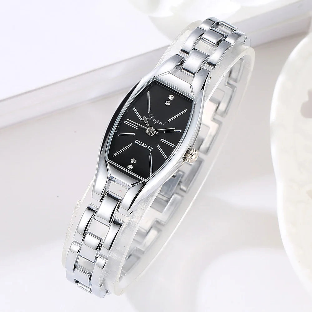 Lvpai Minimalist Temperament Quartz Women's Watch Elegant Minimalist Small Dial 2023 New Fashionable Women's Diamond Watch
