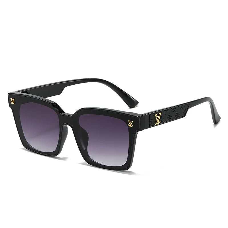 New Square Unisex Sunglasses With A High-end Feel, European And American
