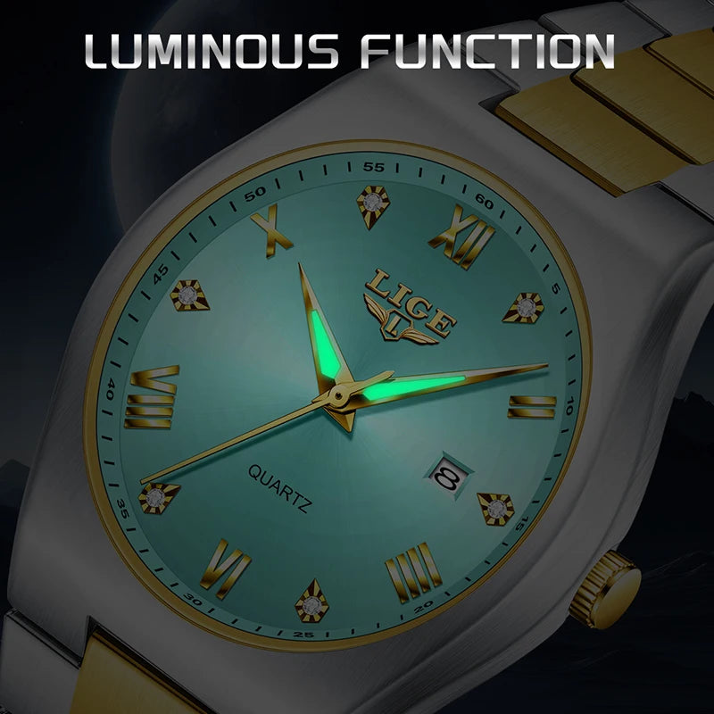 Relogio Feminino LIGE Top Brand Luxury Women Watches Simple Elegant Waterproof Watch For Women Sports Women's Quartz Wristwatch