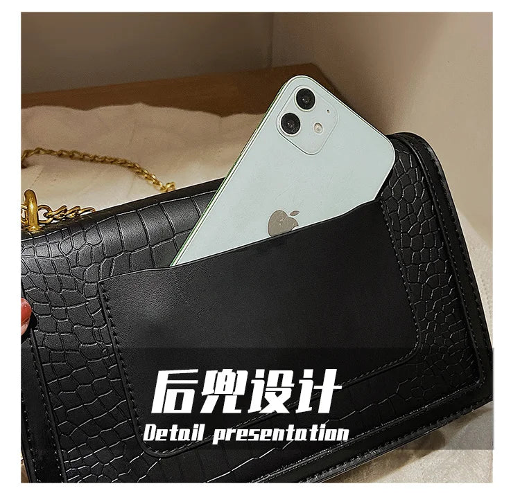 2025 New Designer Bag - Fashion Lightweight Trendy Embossed Chain Bag,