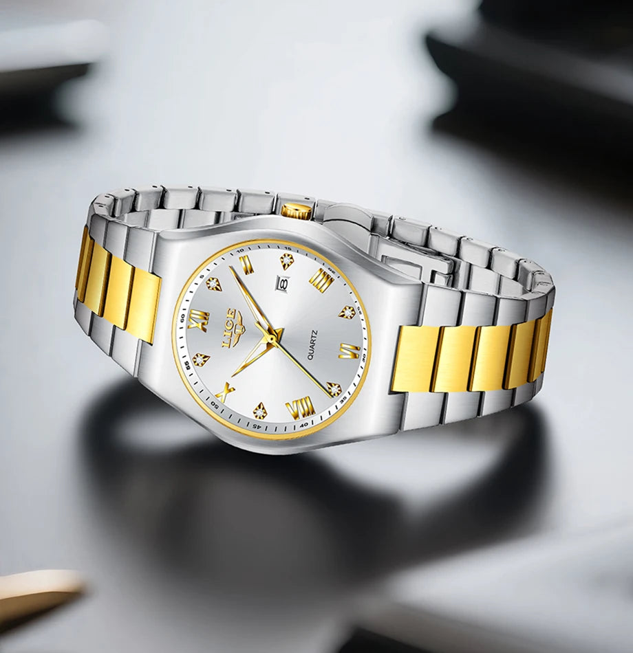 Relogio Feminino LIGE Top Brand Luxury Women Watches Simple Elegant Waterproof Watch For Women Sports Women's Quartz Wristwatch