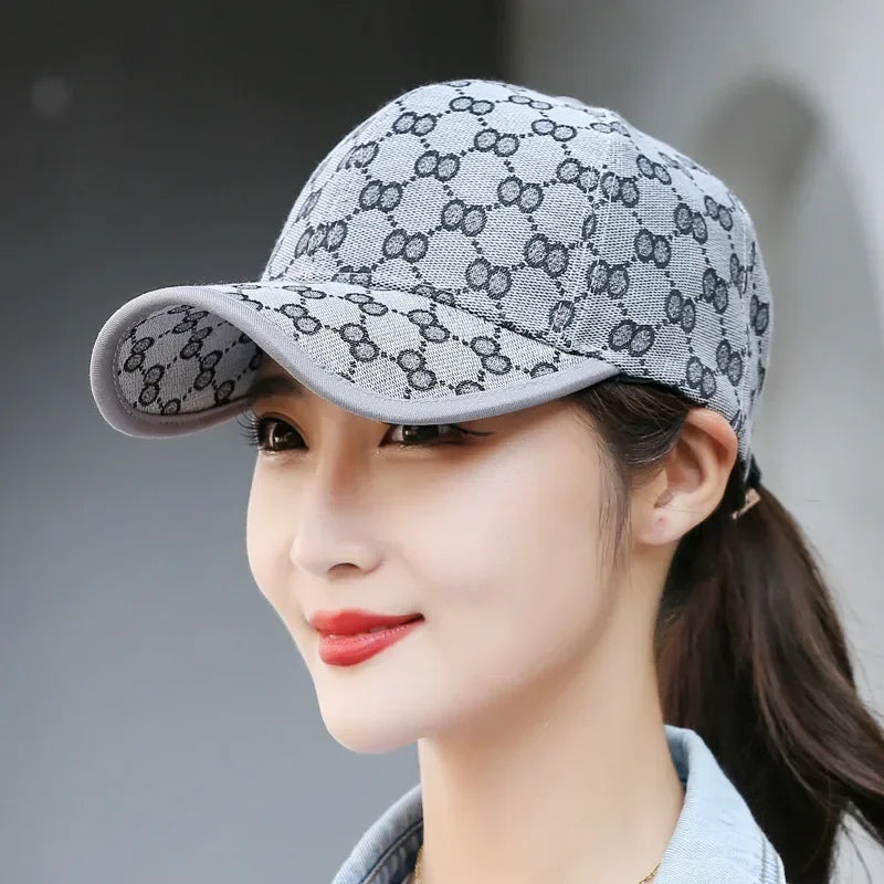 Retro Women Men Printed Baseball Cap Classic Girls Boys Hip Hop Sunshade Hat Spring Summer Adjustable Sports Caps