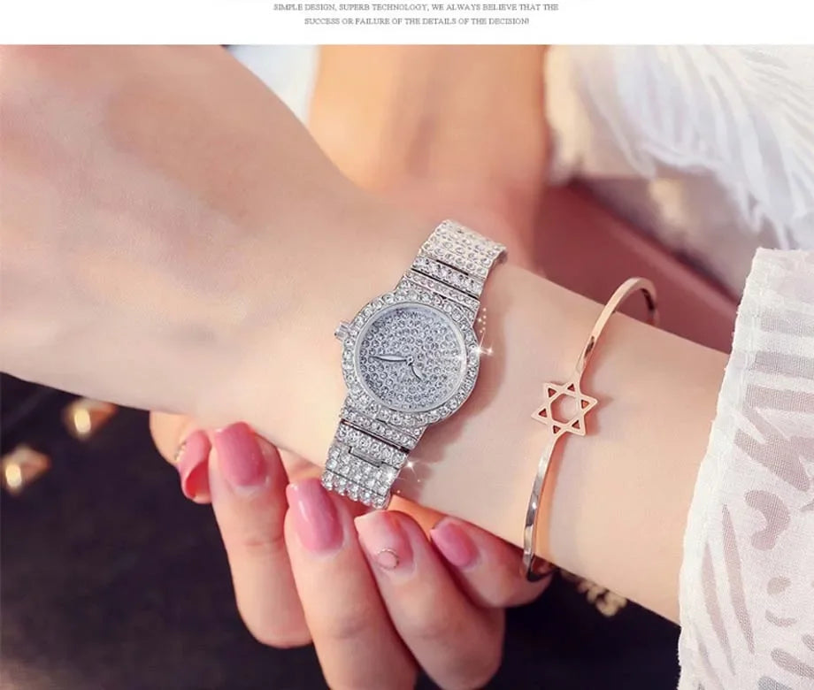 Reloj Mujer woman Fashion Luxury Brand Women Quartz Watch For Montre Femme Clock Relogio Feminino Ladies Gold Watch