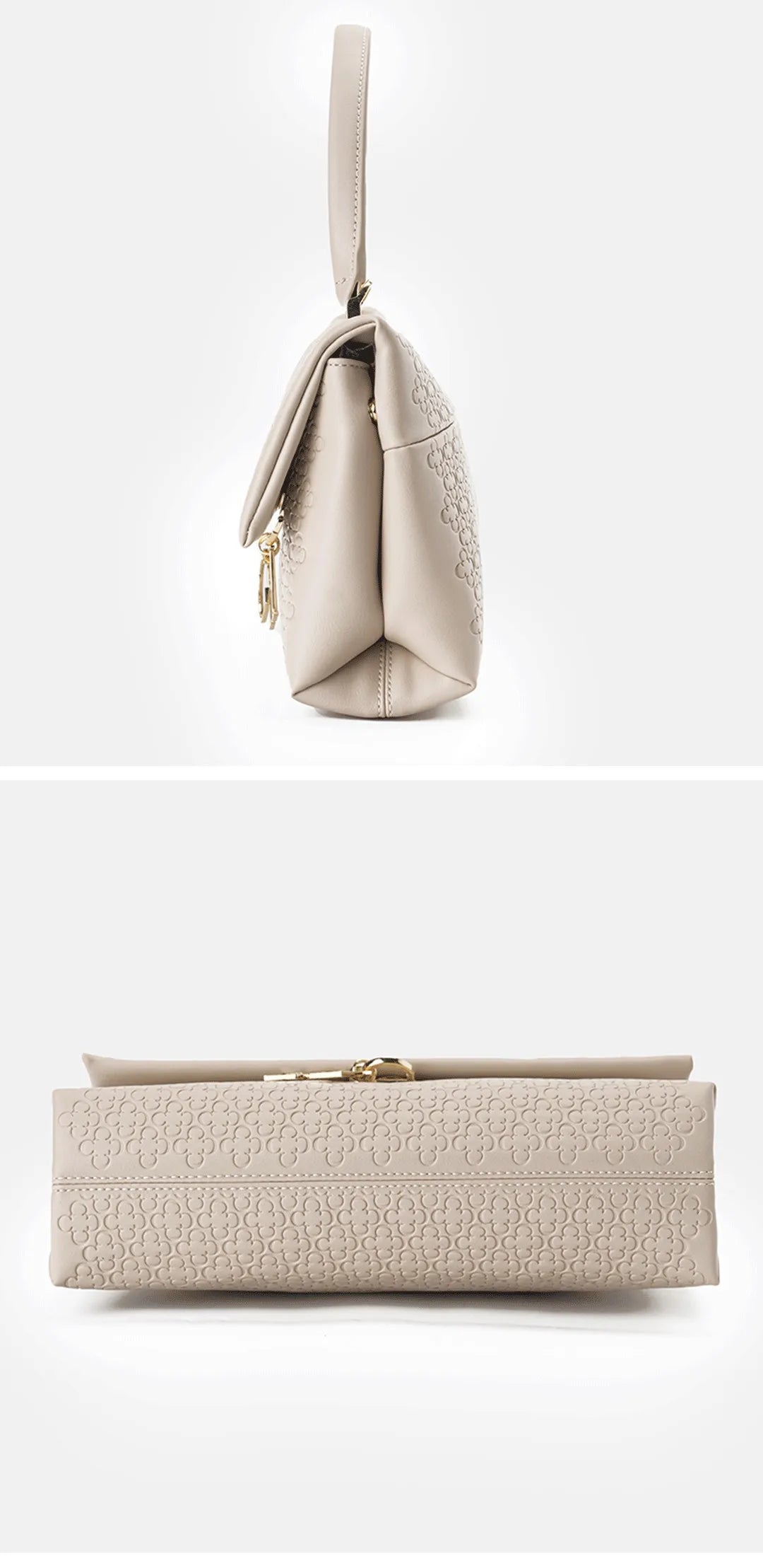 CH Women's Shoulder Bag Detachable Shoulder Strap Chain Fashion Simple Large Capacity Solid Color Light Luxury Underarm Bag