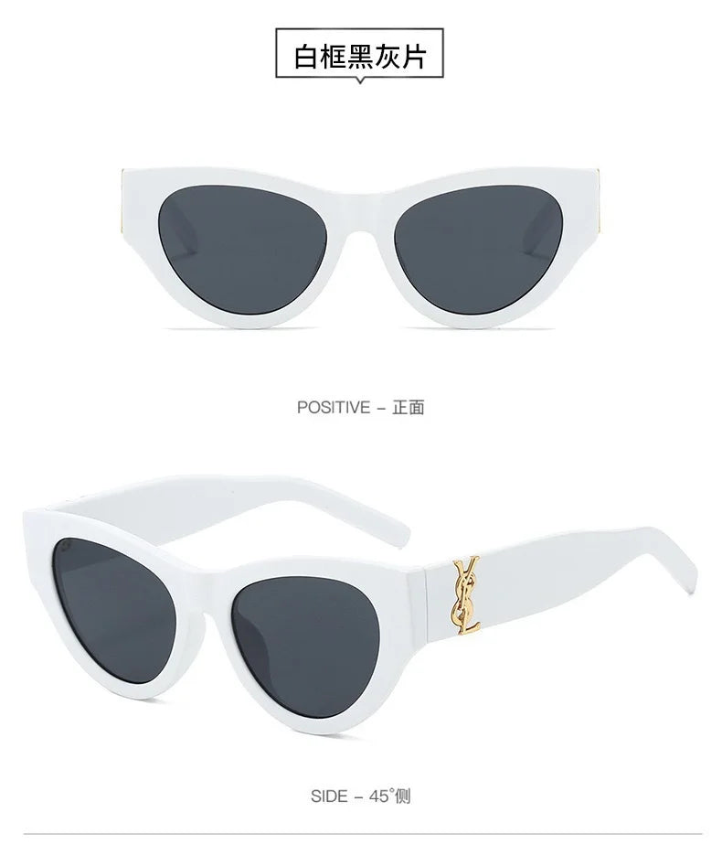 Vbpbsql Fashion Retro Cat Eyes, Women's Style of Sunglasses, High-end Sense,