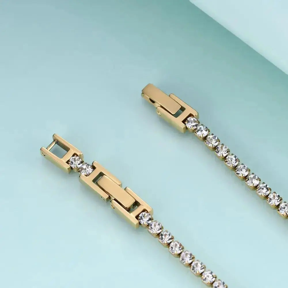 Fashion Jewelry Woman Bracelet Wristband Crystal Bracelets Gifts Jewelry Accessories Stainless Steel Fantastic Wristlet Trinket