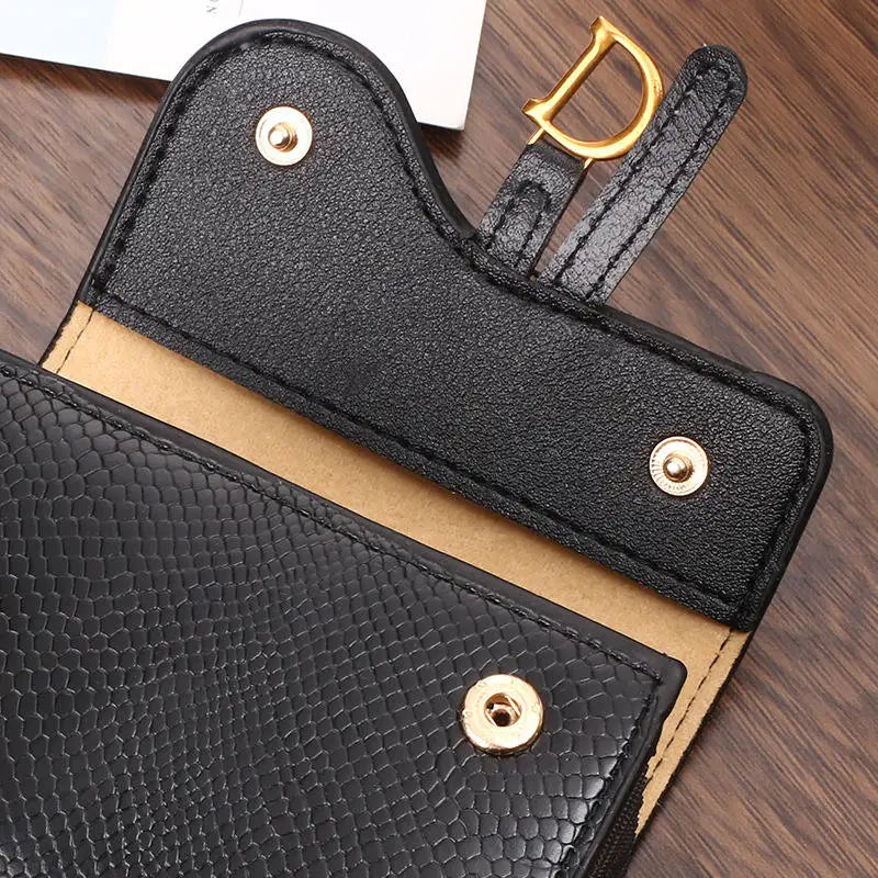 7pcs PU Crocodile Credit Card Bags Pattern Money Purse