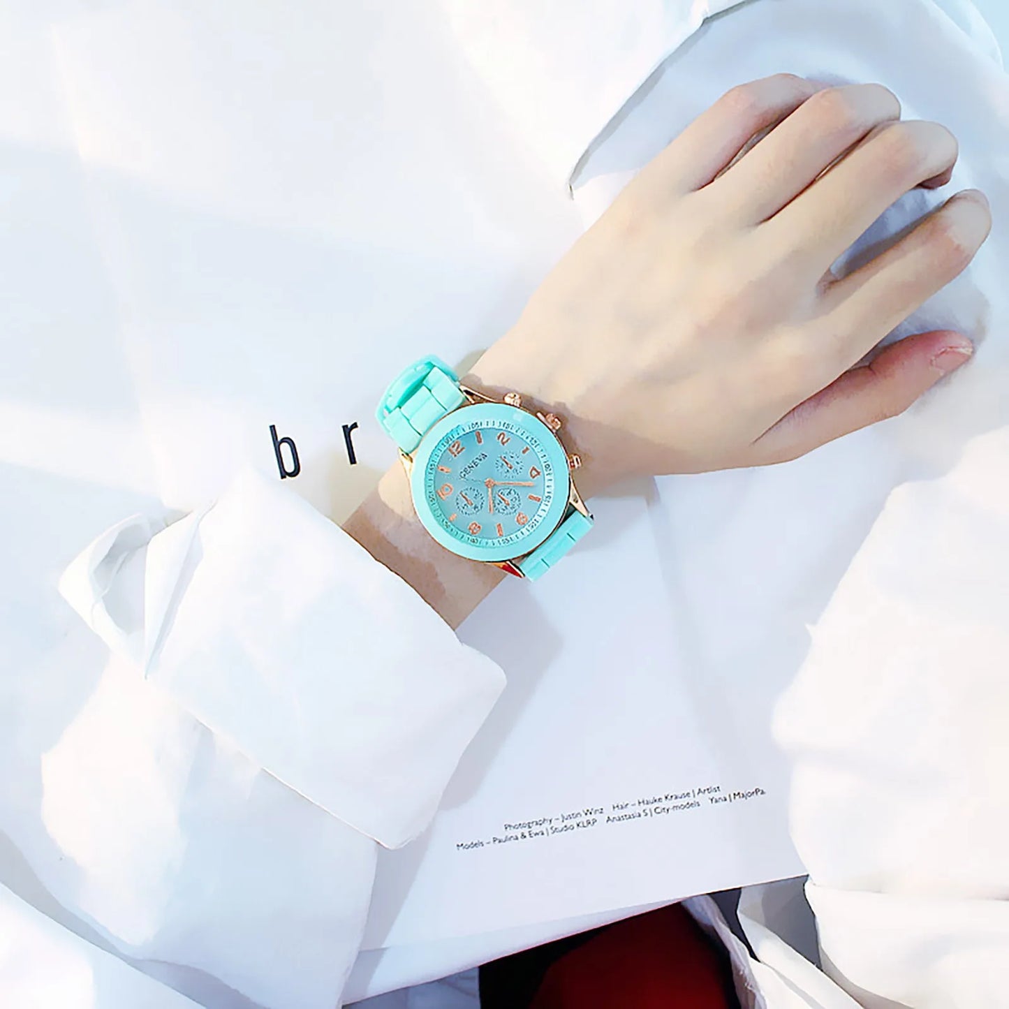 Women Watches 2025 New Fashion Luxury Brand Women's Watch Silicone Strap Quartz Wrist Watch For Female Relogio Feminino Zegarki