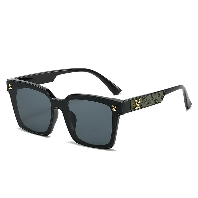 New Square Unisex Sunglasses With A High-end Feel, European And American