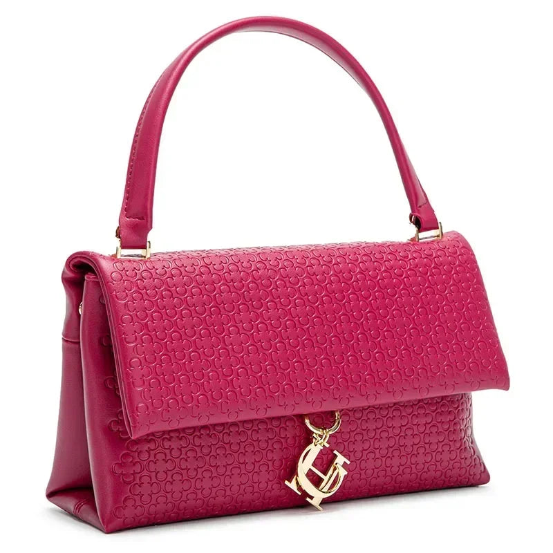 CH Women's Shoulder Bag Detachable Shoulder Strap Chain Fashion Simple Large Capacity Solid Color Light Luxury Underarm Bag