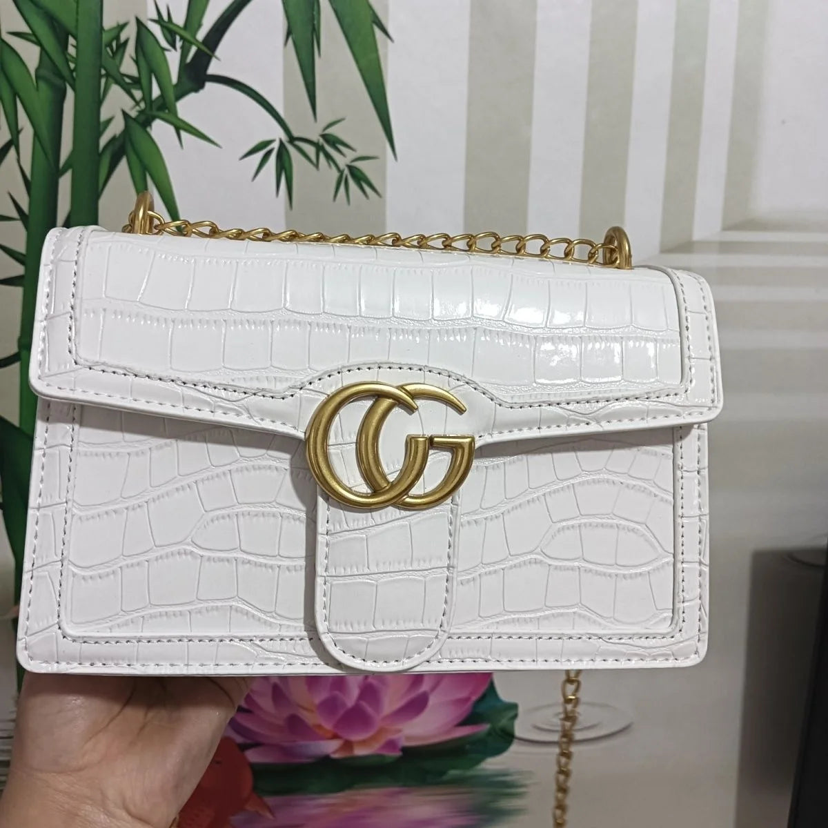 2025 New Designer Bag - Fashion Lightweight Trendy Embossed Chain Bag,