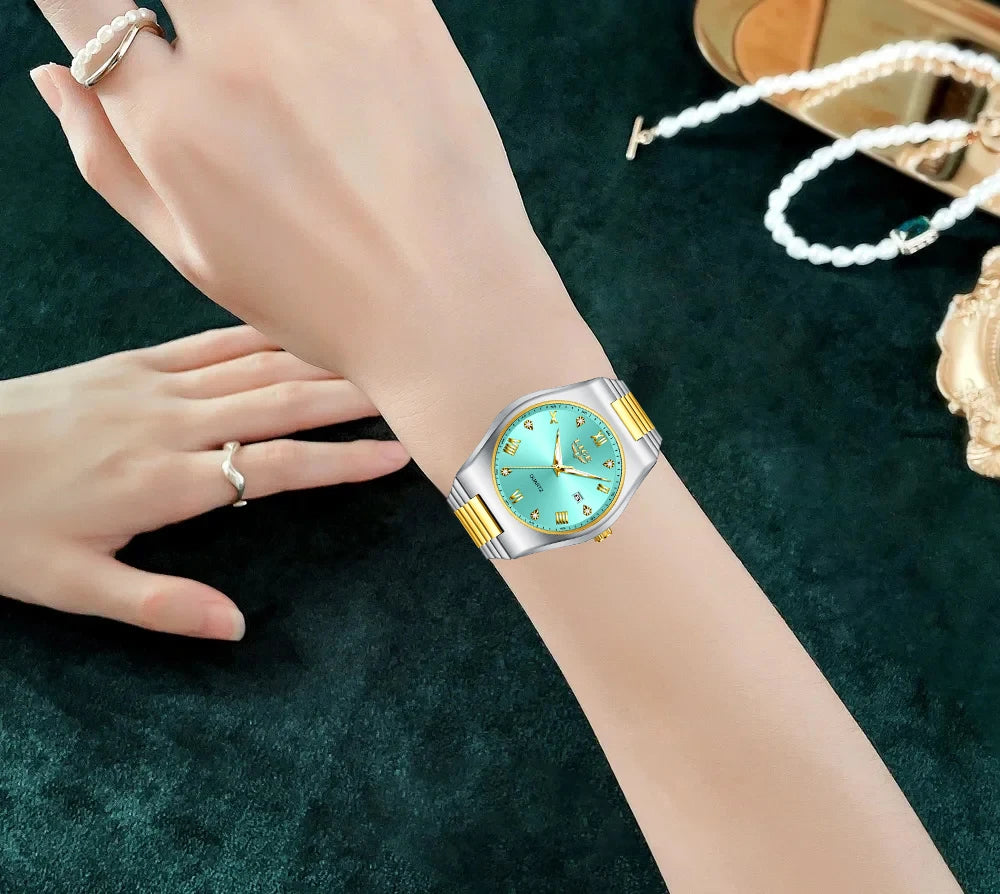 Relogio Feminino LIGE Top Brand Luxury Women Watches Simple Elegant Waterproof Watch For Women Sports Women's Quartz Wristwatch