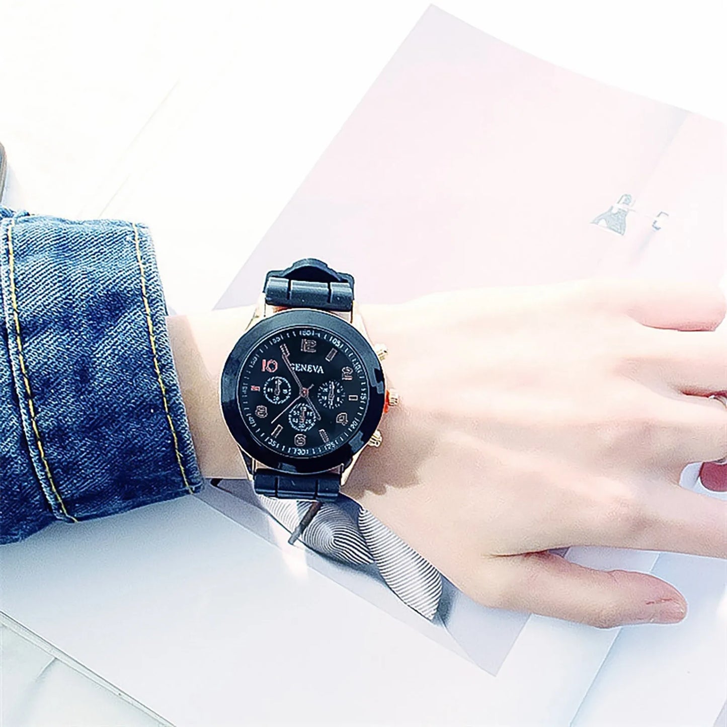 Women Watches 2025 New Fashion Luxury Brand Women's Watch Silicone Strap Quartz Wrist Watch For Female Relogio Feminino Zegarki