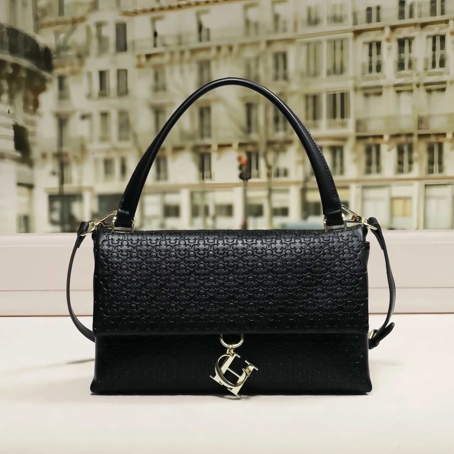 CH Women's Shoulder Bag Detachable Shoulder Strap Chain Fashion Simple Large Capacity Solid Color Light Luxury Underarm Bag