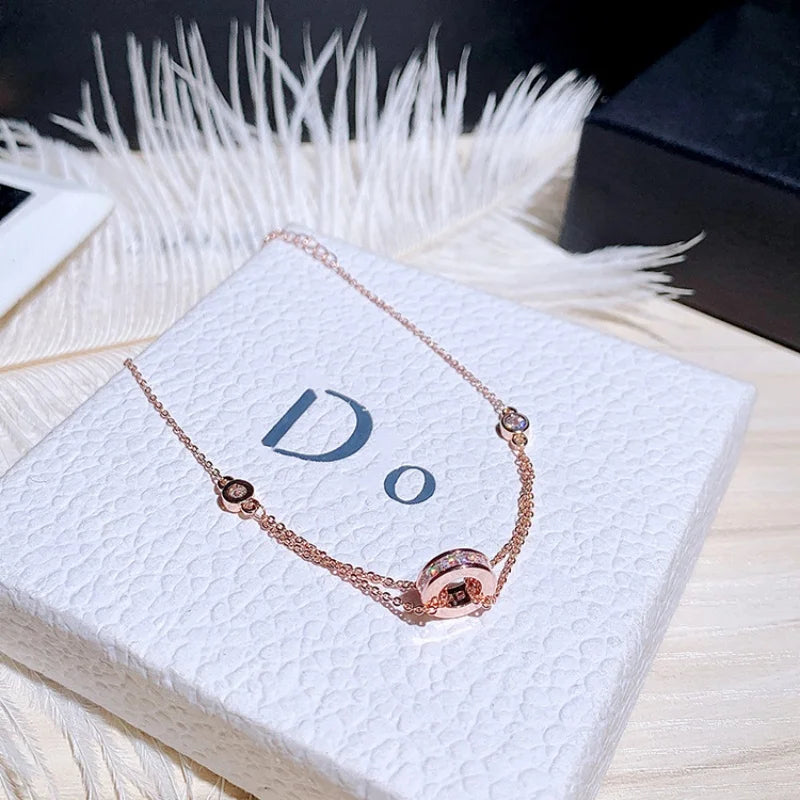 IFYOUOO Fashion Diamond Bracelet Super Shining Exquisite Women's Jewelry Charm Elegance Gifts
