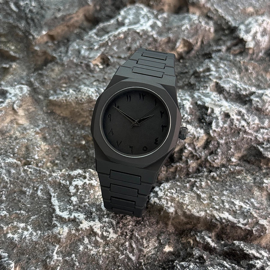 Hot sales in the Middle East high-end plastic men's watch with Arabic numerals neutral casual simple quartz watch