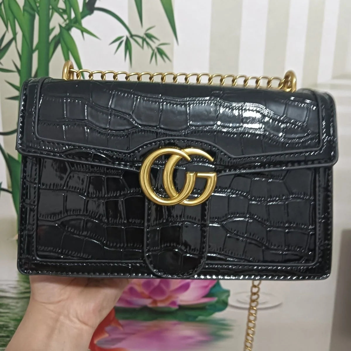 2025 New Designer Bag - Fashion Lightweight Trendy Embossed Chain Bag,