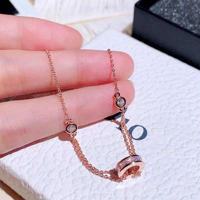 IFYOUOO Fashion Diamond Bracelet Super Shining Exquisite Women's Jewelry Charm Elegance Gifts