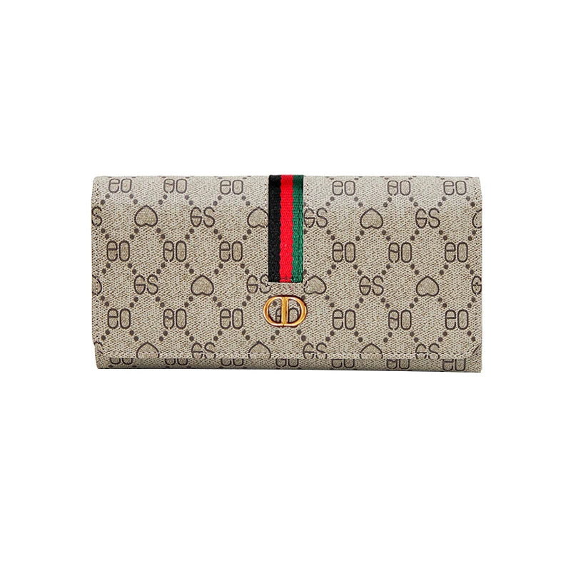 Long large capacity card bag wallet Integrated mobile phone large money storage card holder Women's men's travel wallet