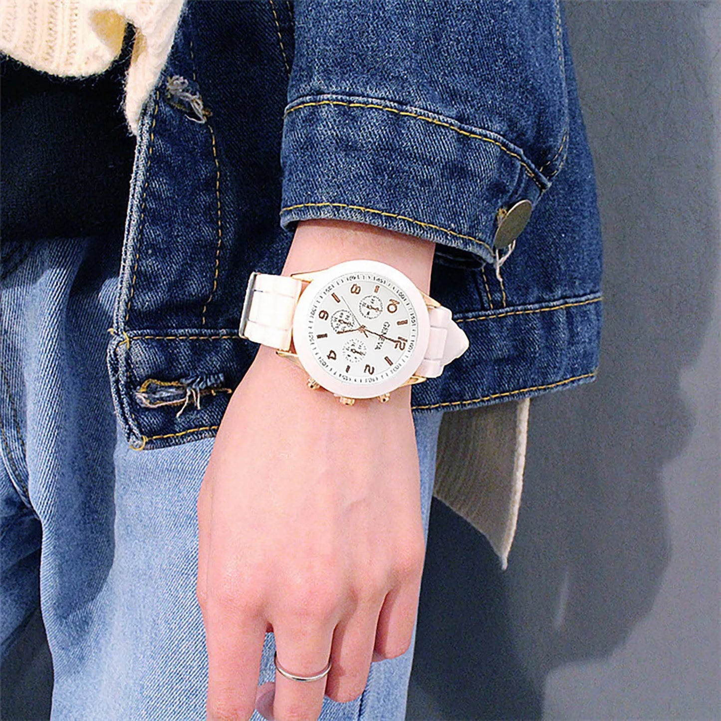 Women Watches 2025 New Fashion Luxury Brand Women's Watch Silicone Strap Quartz Wrist Watch For Female Relogio Feminino Zegarki